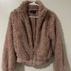 Women’s faux fur Bomber Jacket Love Tree